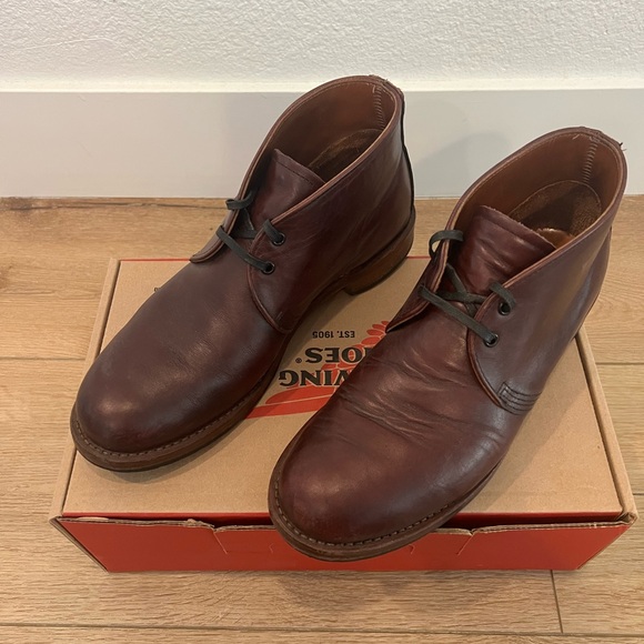 🔥Red Wing Heritage Beckham Chukka 🔥Black Cherry 🔥Made in USA - Picture 1 of 7